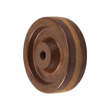 Durastar Wheel; 4X1.25 Hi Temp Phenolic Wheel (Brown); 1/2" Plain Bore 414TPH83T